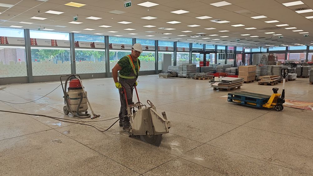 Ipari betonvágási projekt