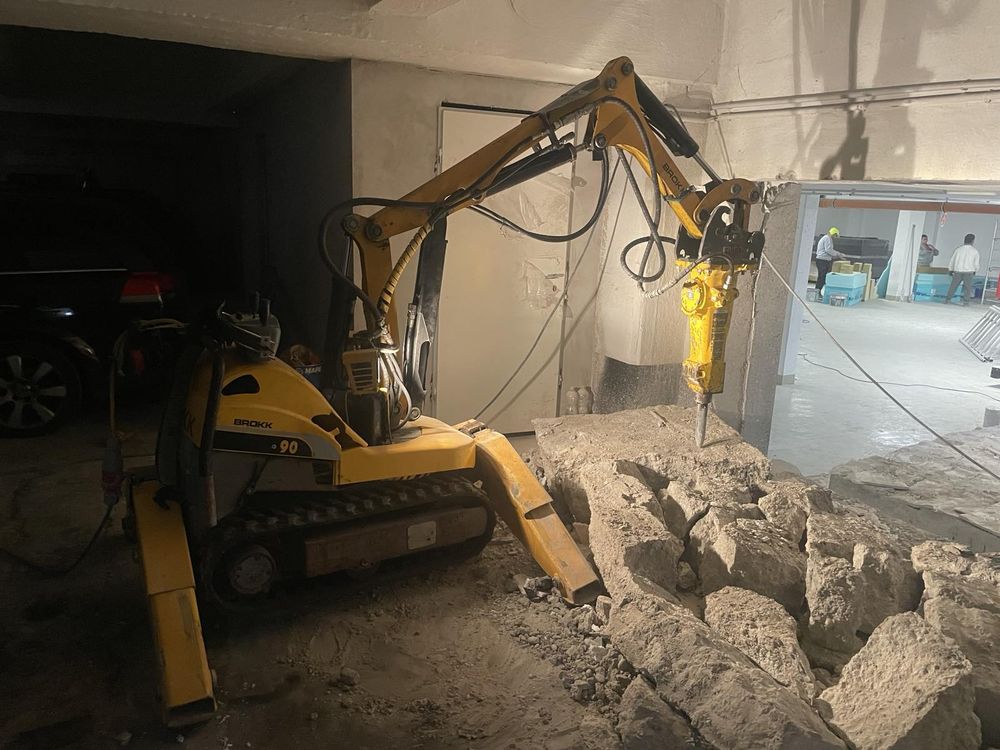 betonfúrás, betonvágás